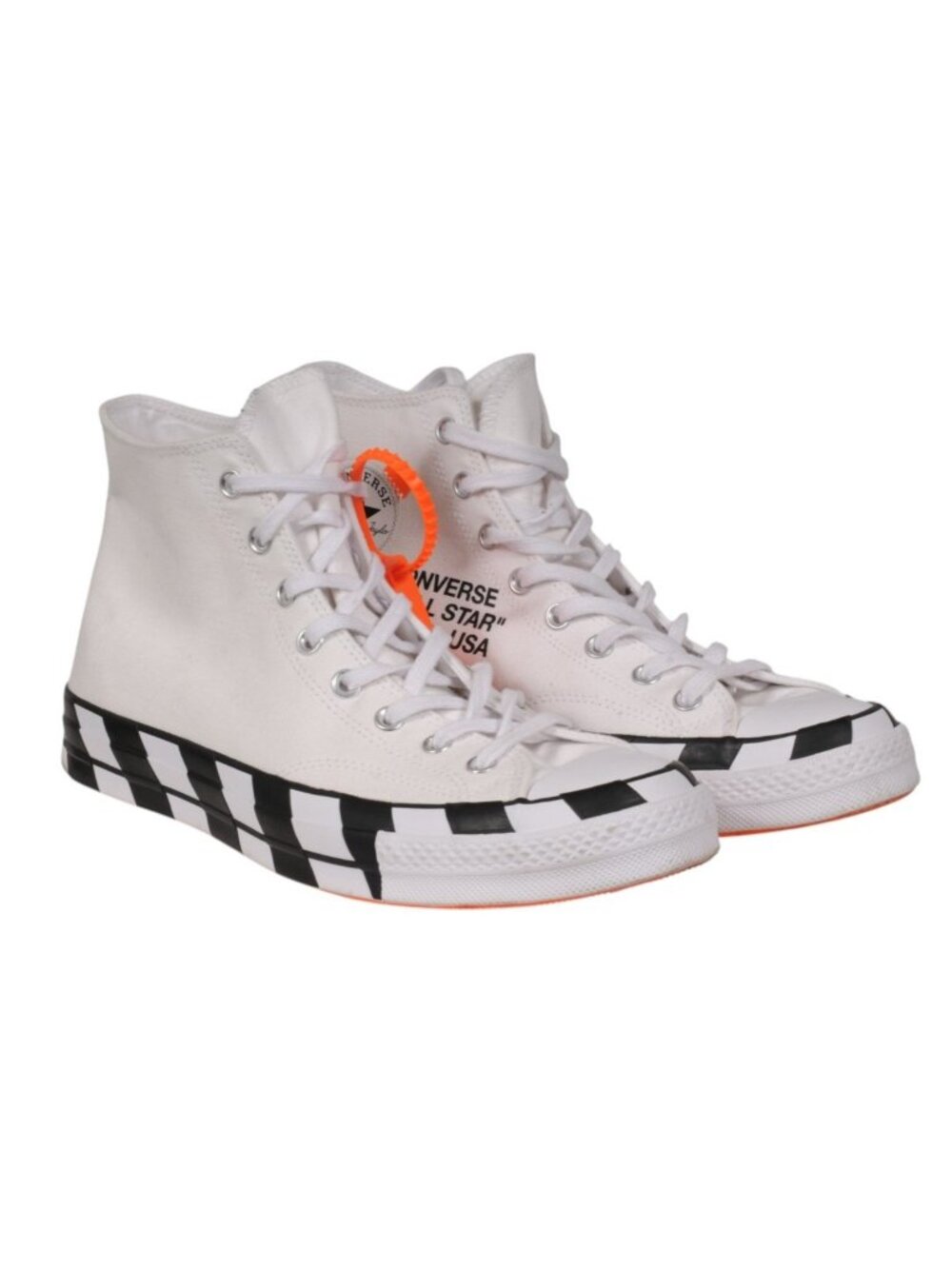 Off White Converse Mens Chuck Taylor All Star 70 Hi US 12 White Stripe Virgil